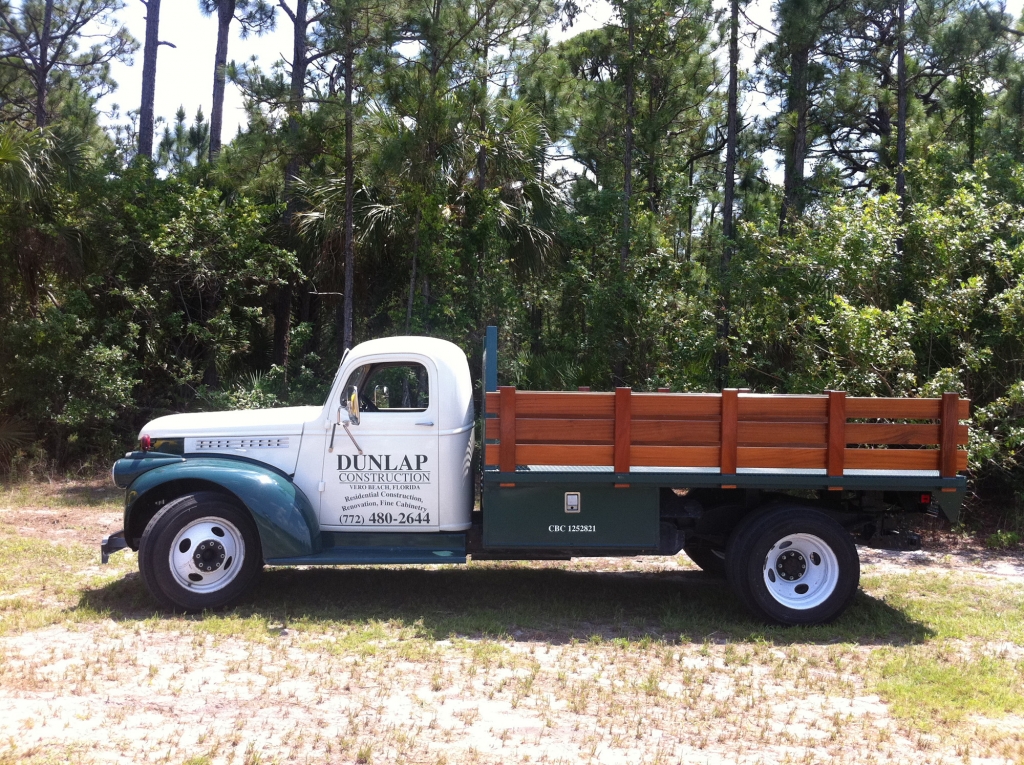 Dunlap Construction of Vero Beach Classic Truck